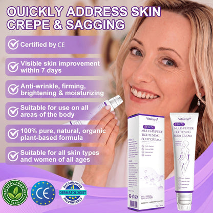 30% OFF✨✨ Vitalisys® PDRN Multi-Peptide Massaging Body Roller Cream- Anti-aging, Hydrating, Skin Firming & Lifting, Skin Repair, Even Tone, Acne and Dark Spot Treatment, Wart and Mole Removal, and Psoriasis Relief