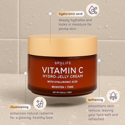 SpaLife Beauty Vitamin C Hydro - Jelly Moisturizing Face Cream With Hyaluronic Acid SpaLife Beauty